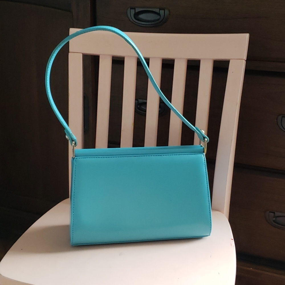 Aqua handbag